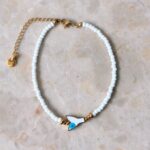 Miami Anklet White