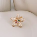 Colorful flower Gold